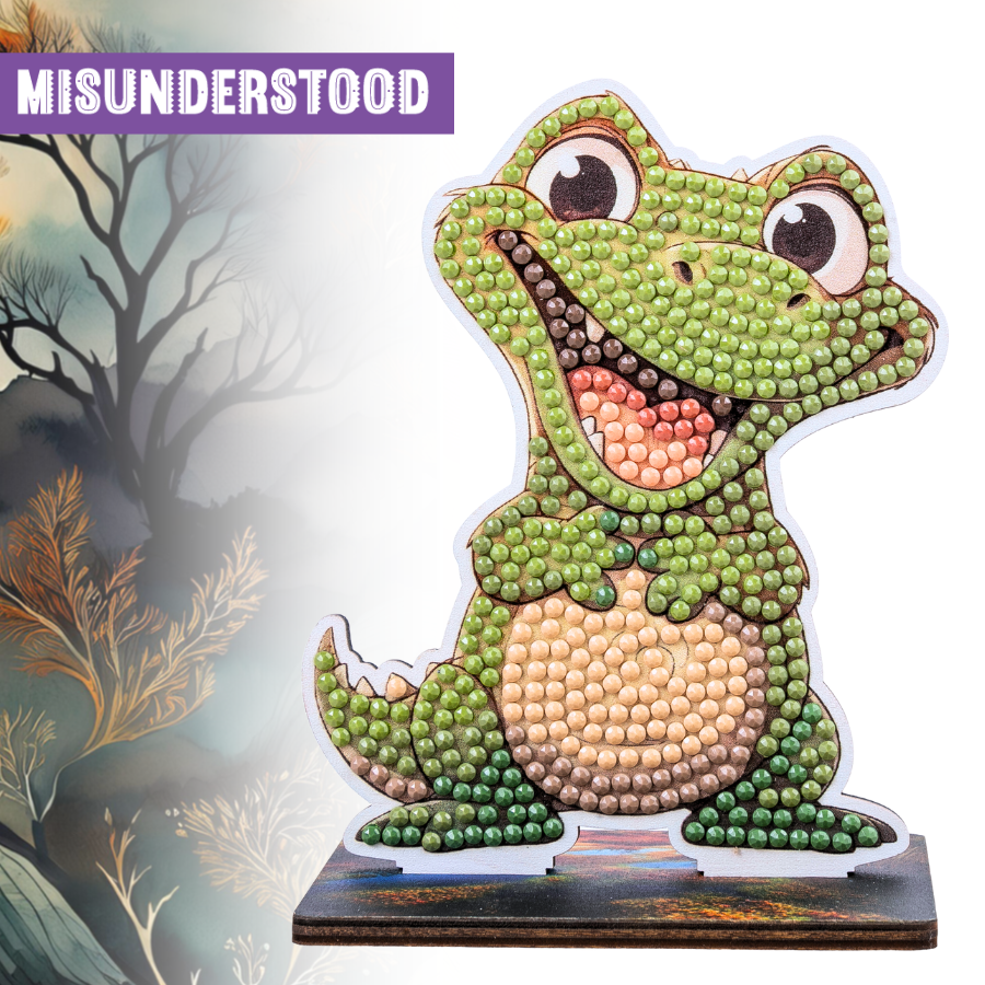 Alligator Crystal Art Wildlife Buddies misunderstood