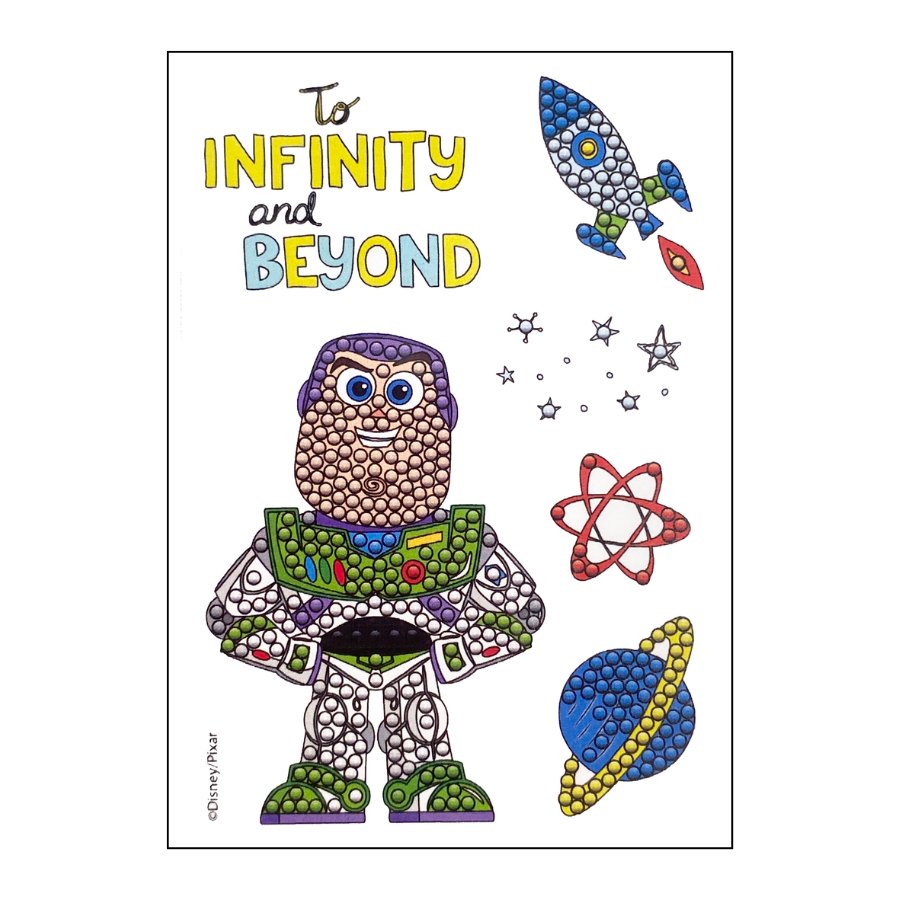 Buzz Lightyear Crystal Art A6 Stamp Set1
