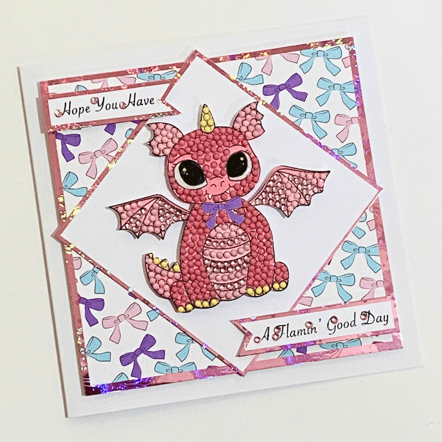 CCST164 Magical Dragon Crystal Art A6 Stamp Set