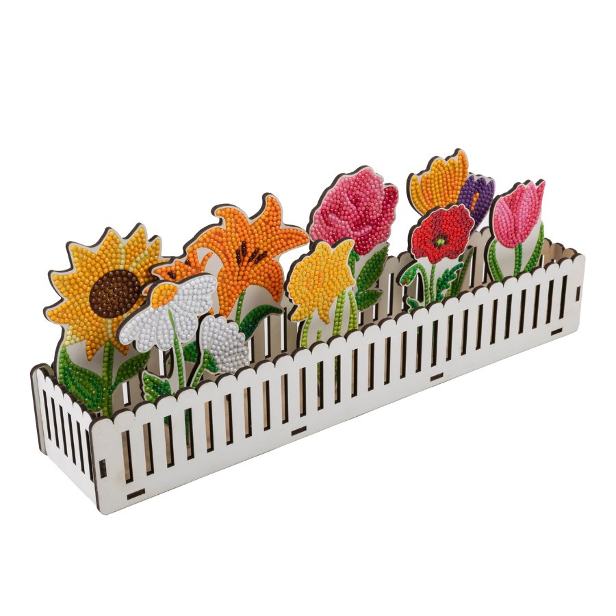 Crystal Art Flower Garden Side