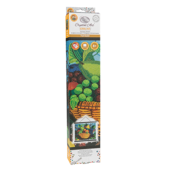 "Fruit" Crystal Art Scroll Kit Front Packaging