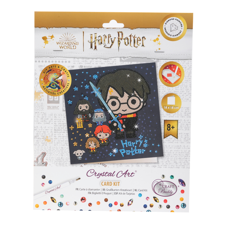 "Harry Potter Family" Harry Potter Crystal Art Card Front Packaging