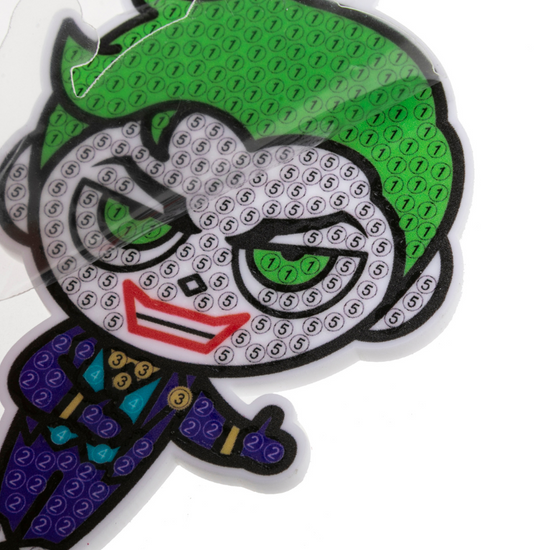 "Joker" Crystal Art Backpack Charm Kit DC Before