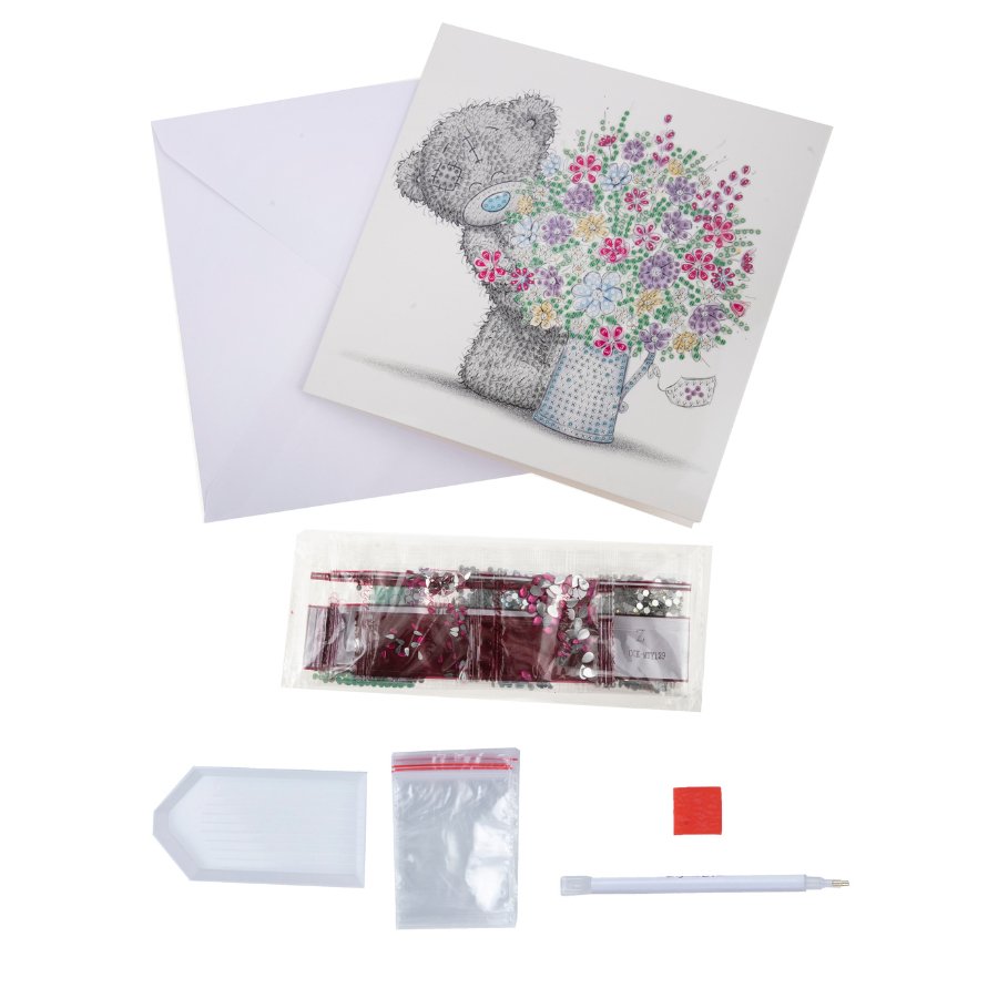 "Someone Special" Tatty Teddy Crystal Art Card - 18x18cm Content