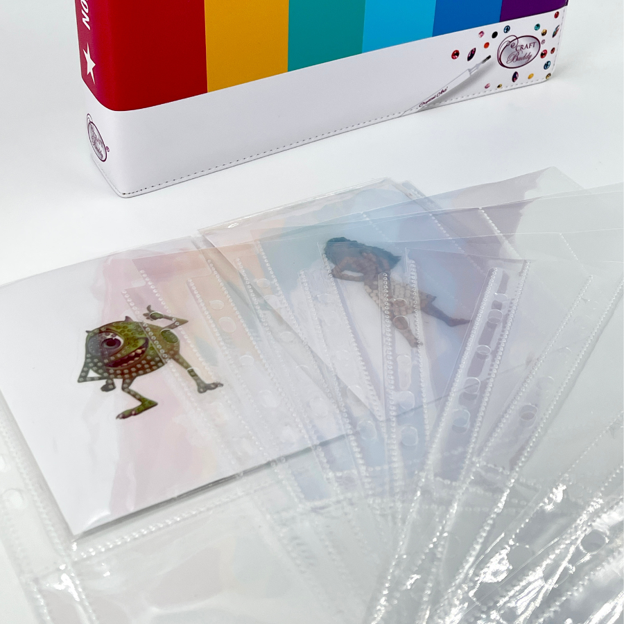Pocket Page Sheets 10 Crystal Art Sticker Binder Collection disney