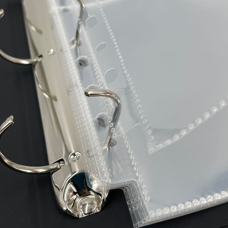Pocket Page Sheets 10 Crystal Art Sticker Binder Collection rings