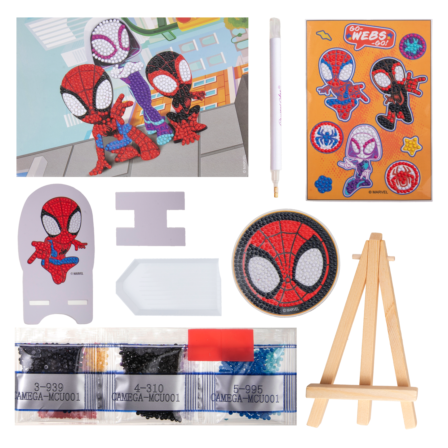 Spiderman Crystal Art Mega Activity Set Disney