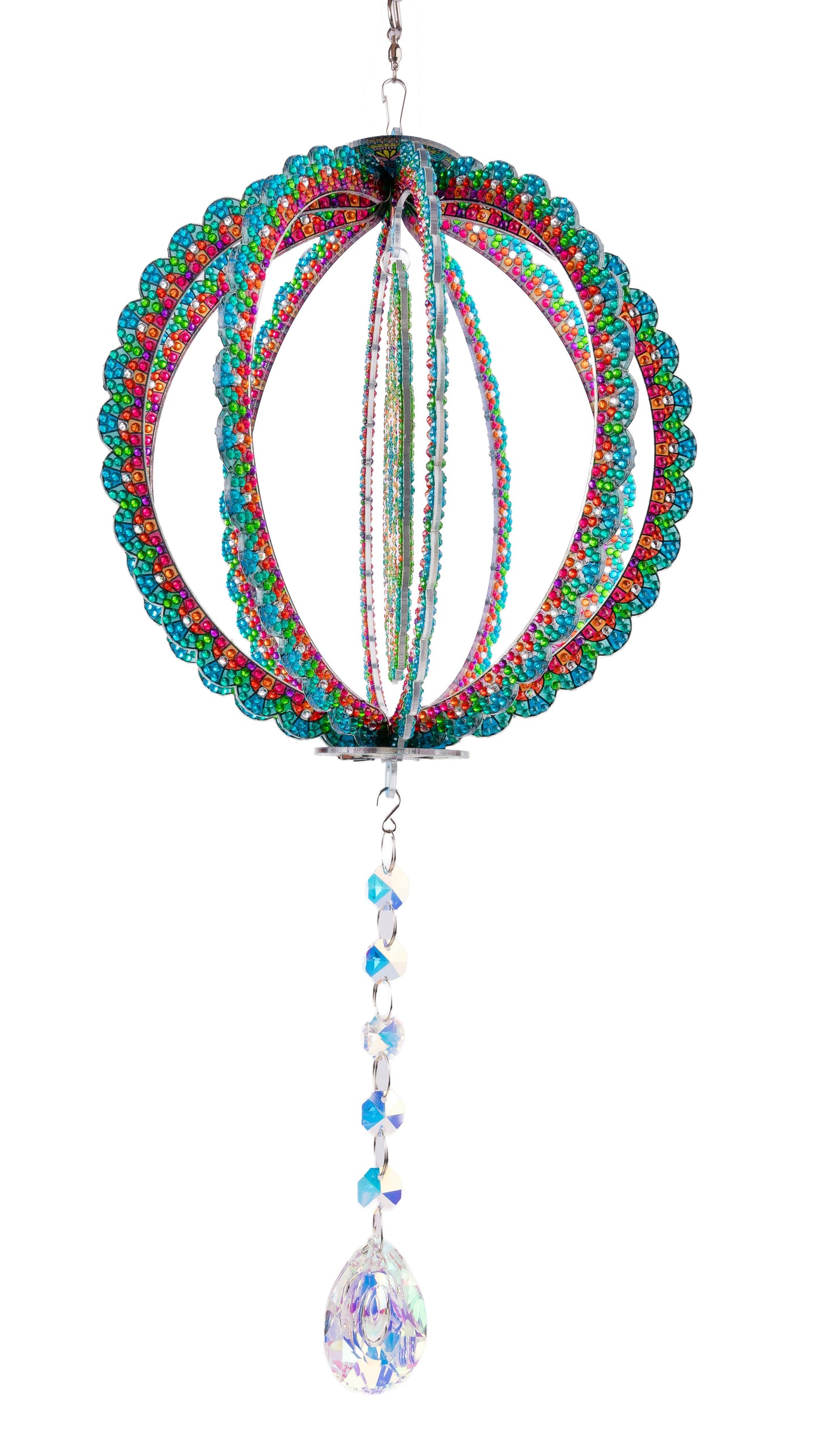 Wind Bell Crystal Art Pendant Mobile Hanging Decoration 4