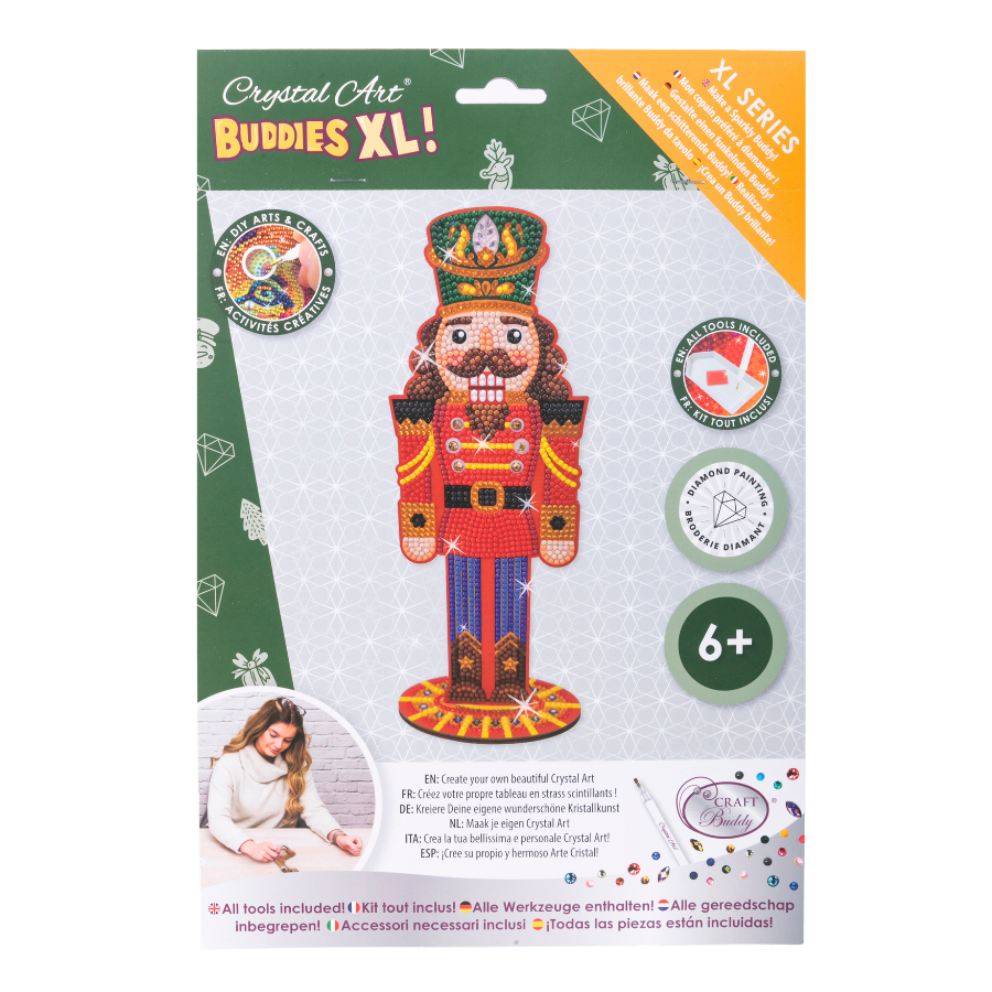 XL Buddy Crystal Art Nutcracker pack