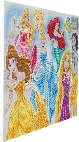 CAK-DNY708XL: Disney Princess Medley, 90x65cm Crystal Art Kit