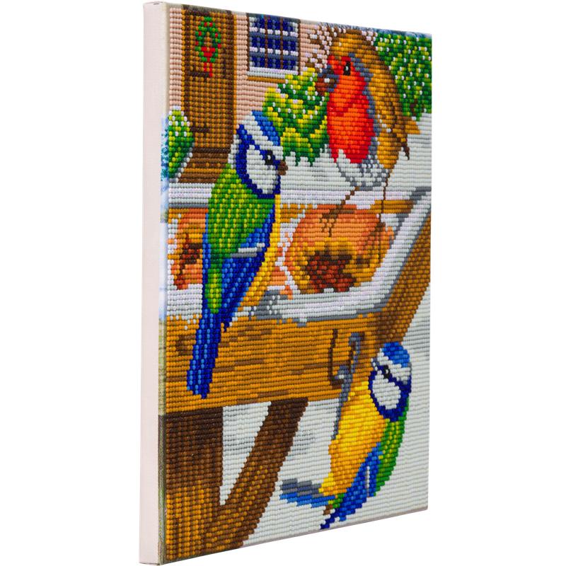 CAK-A120M: "Hungry Birds" 30x30cm Crystal Art Kit