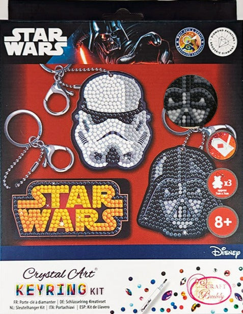 "Star Wars" Crystal Art Keyring Kit