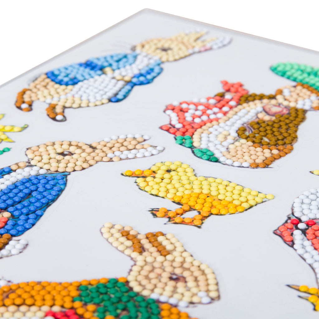 CAMK-PRBT01: Peter Rabbit Crystal Art Sticker Set