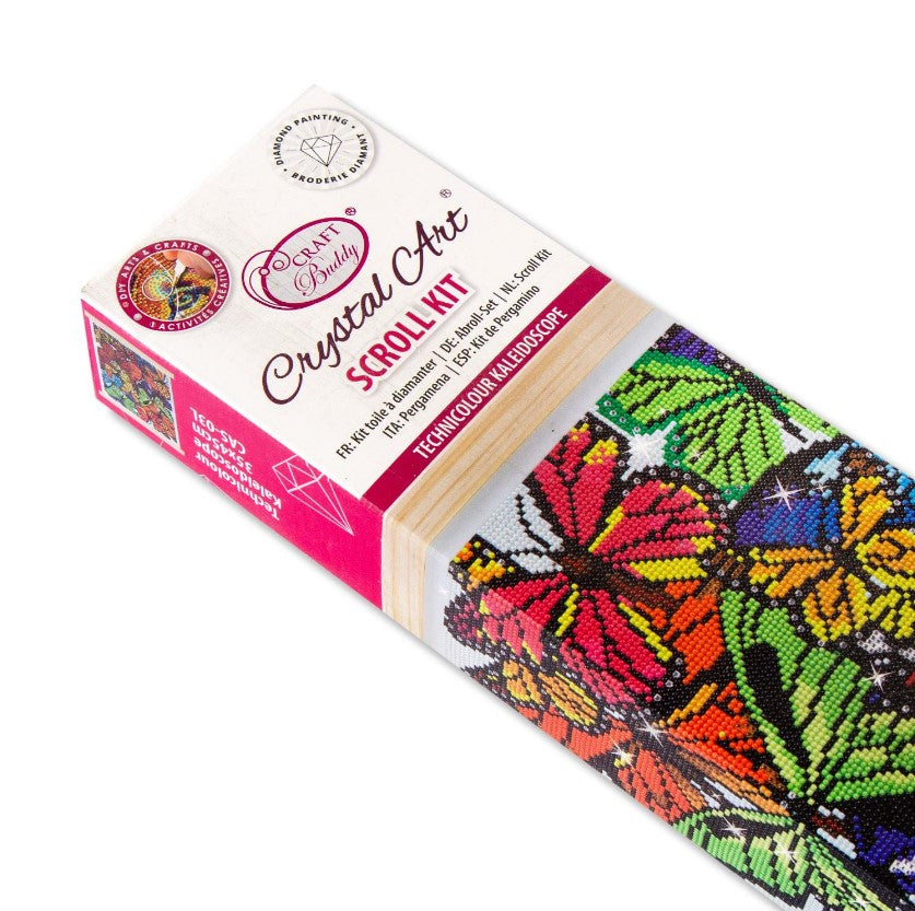 CAS-03L: Crystal Art 40x50cm Scroll Kit - Technicolour Kaleidoscope