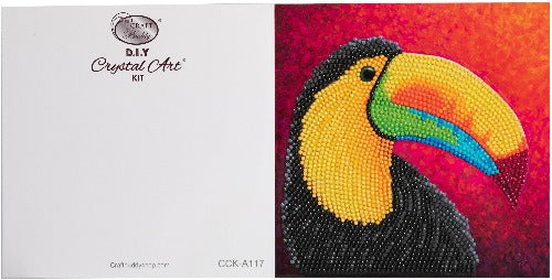 Tropical Toucan Crystal Art Card - Full Card