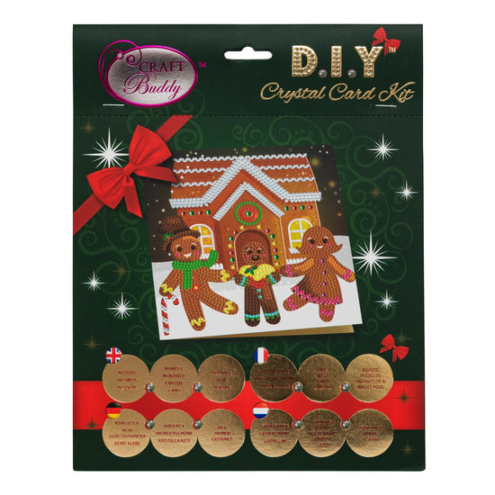 CCK-XM32: "Gingerbread Family" Crystal Art Card Kit