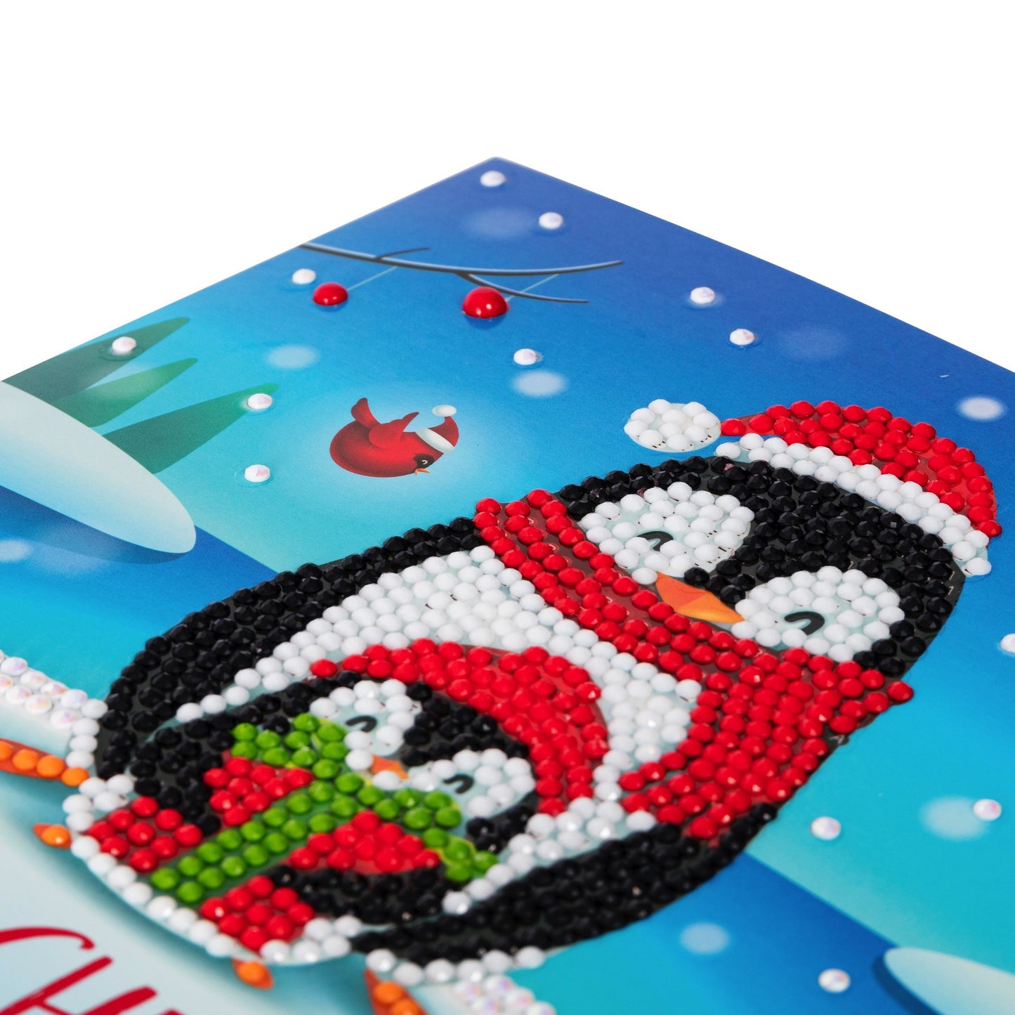 CCK-XM33: "Penguin Gift" Crystal Art Card Kit