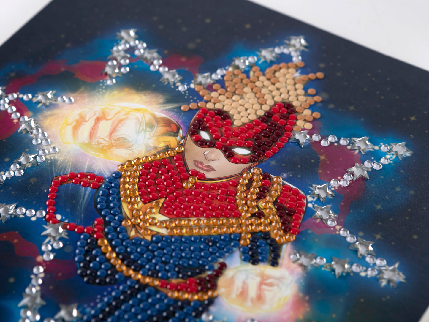 CCK-MCU902: Captain Marvel 18x18cm Crystal Art Card
