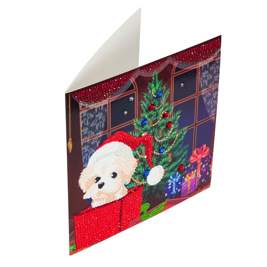 CCK-XM4: "Puppy for Christmas" Crystal Card Kit