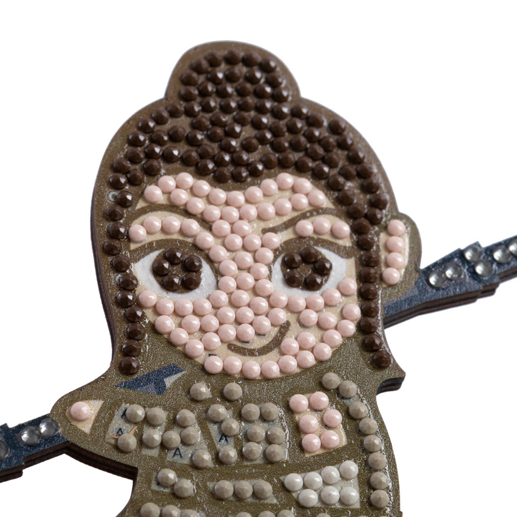 CAFGR-SWS006: "Rey Skywalker" Crystal Art Buddy Star Wars Series 1