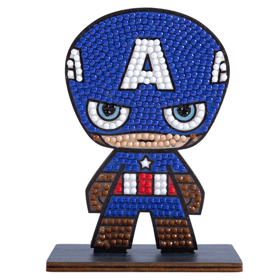CAFGR-MCU005: "Captain America" Crystal Art Buddy MARVEL Series 1