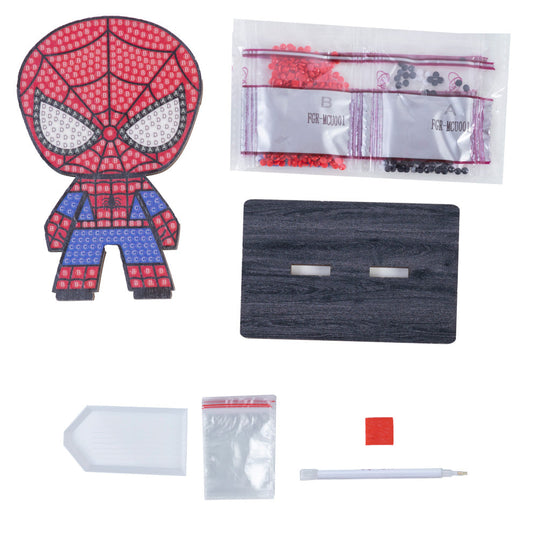 CAFGR-MCU001: "Spiderman" Crystal Art Buddy MARVEL Series 1