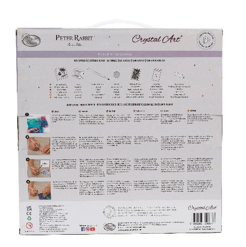 Peter's Pudding Crystal Art Wreath - Back Packaging