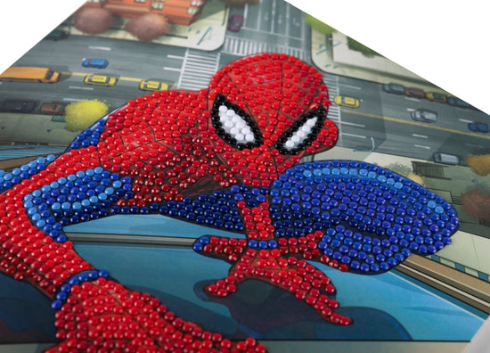 CCK-MCU905: Spiderman 18x18cm Crystal Art Card