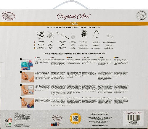 "Tigers" 40x50cm Crystal Art Kit