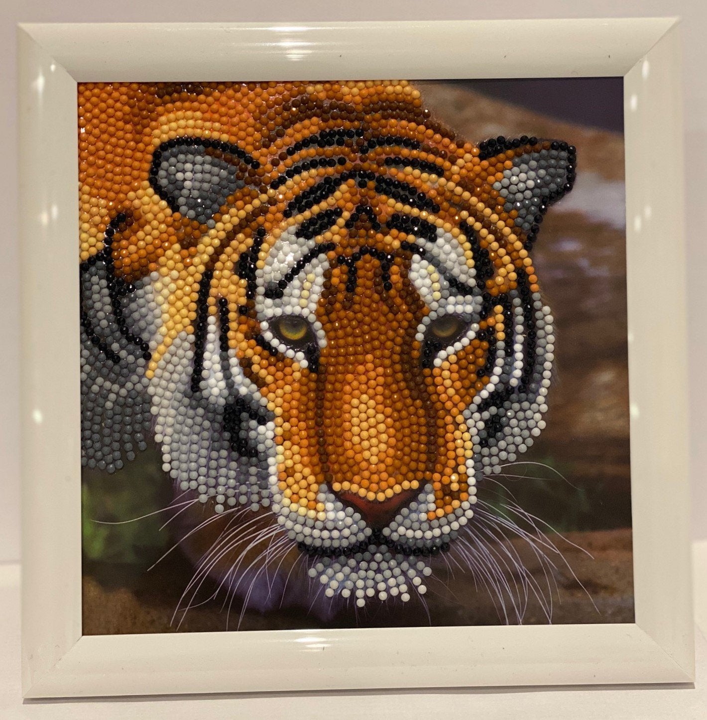 CCKF18-1 Crystal Art Card Frame - White