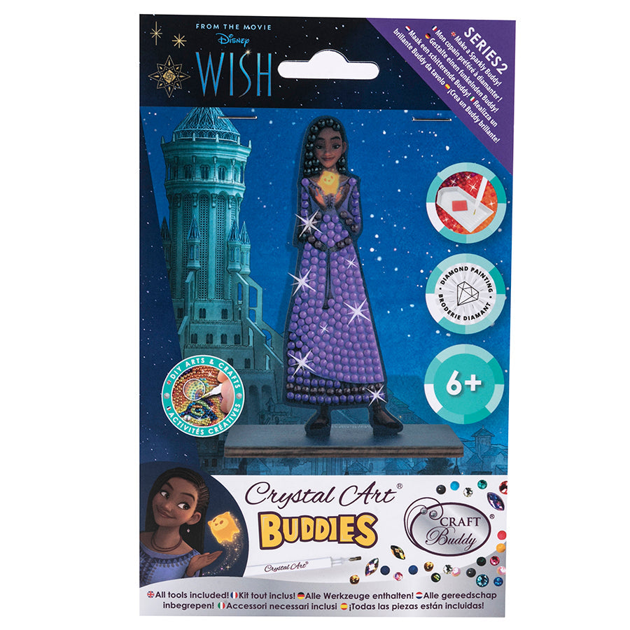 Asha crystal art buddies disney series 2 front packaging