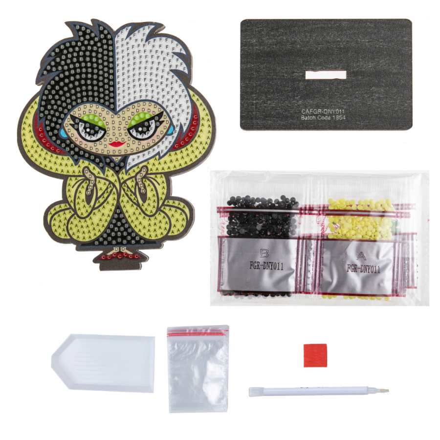 "Cruella" Crystal Art Buddies Disney Series 2 Contents
