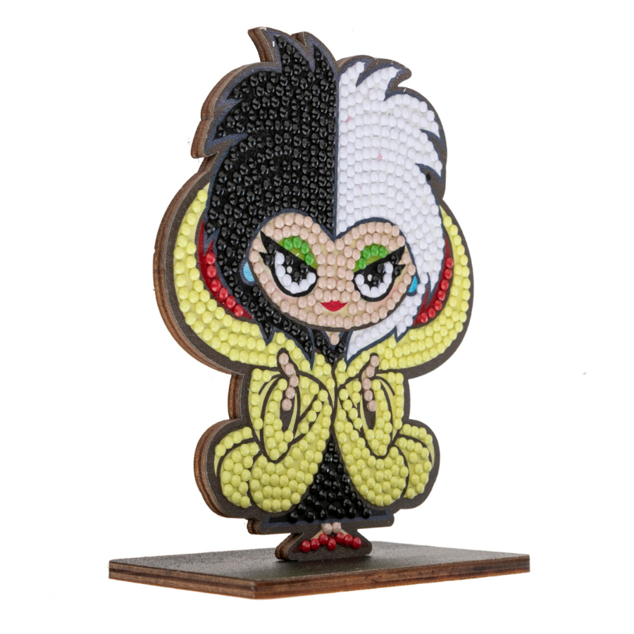 "Cruella" Crystal Art Buddies Disney Series 2 Side View