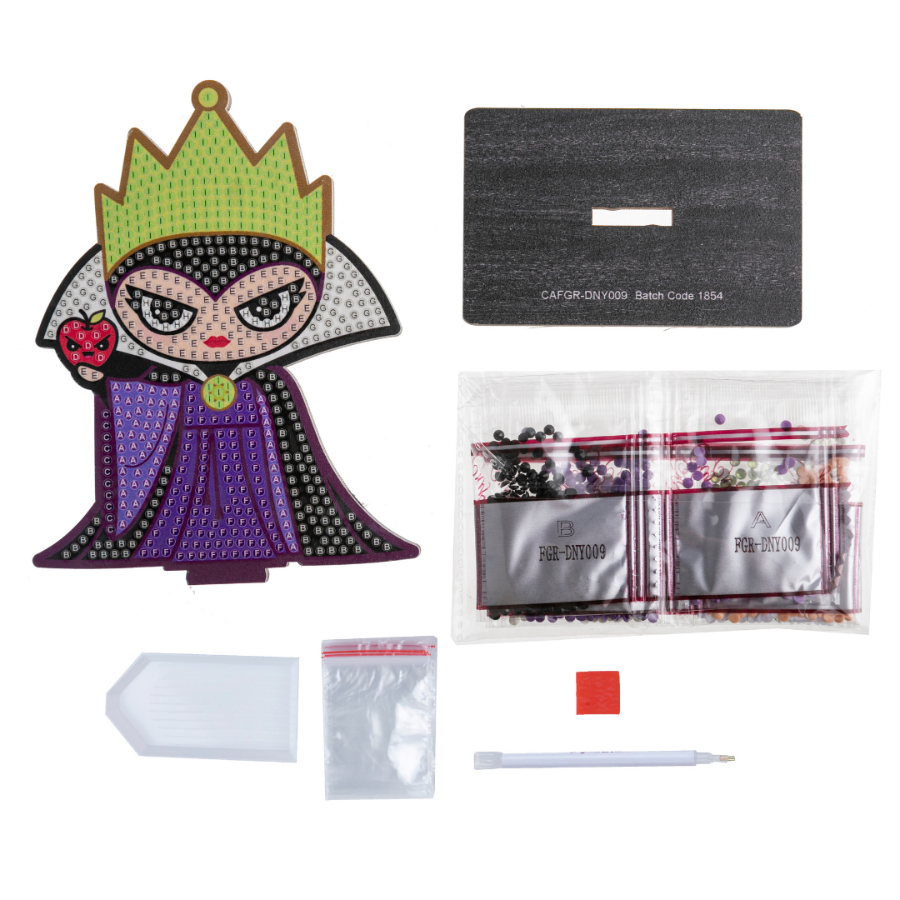 "Evil Queen" Crystal Art Buddies Disney Series 2 Contents