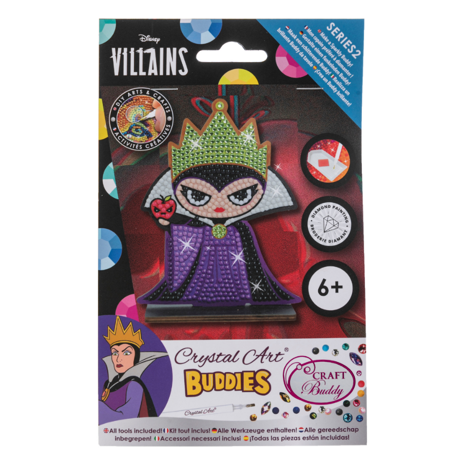 "Evil Queen" Crystal Art Buddies Disney Series 2 Front View