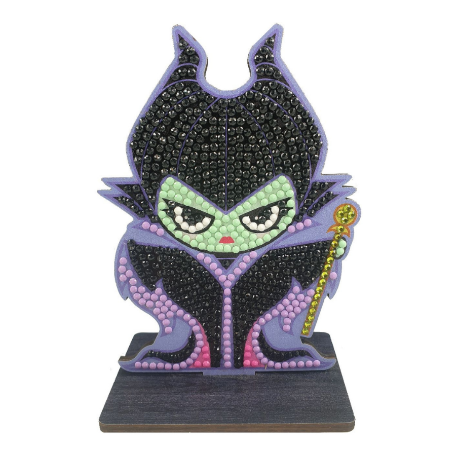"Maleficent" Crystal Art Buddies Disney Series 2 Front View
