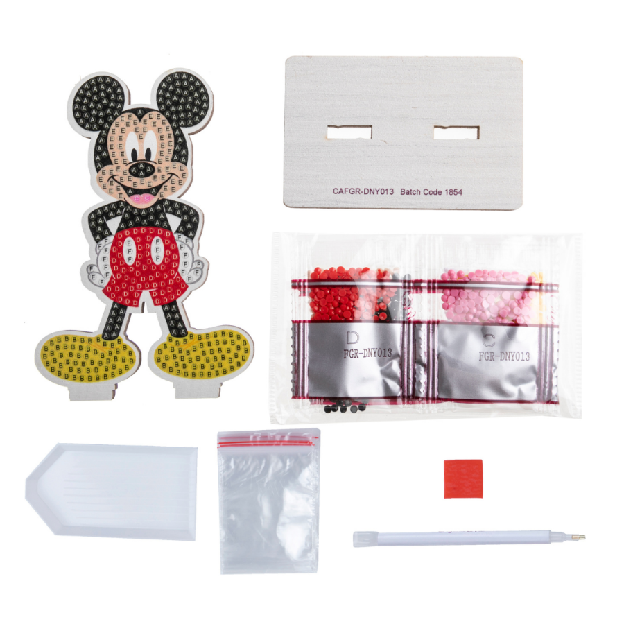 "Mickey" Crystal Art Buddies Disney Series 2 Contents