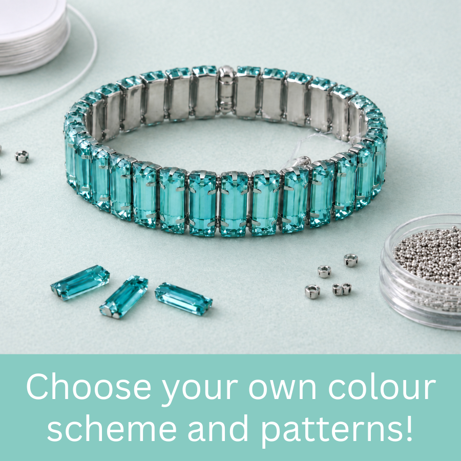 Stretch Elastic Bracelet Jewellery Kit Craft Buddy - Teal