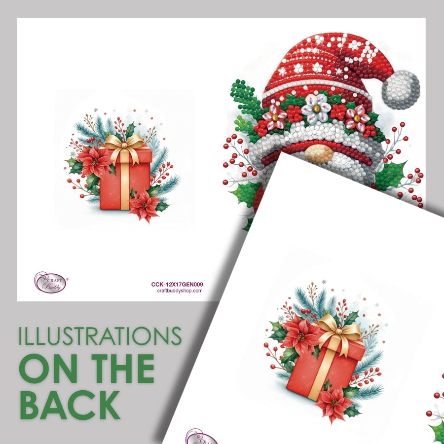 Nutcracker Crystal Art Card Kit 12x17cm