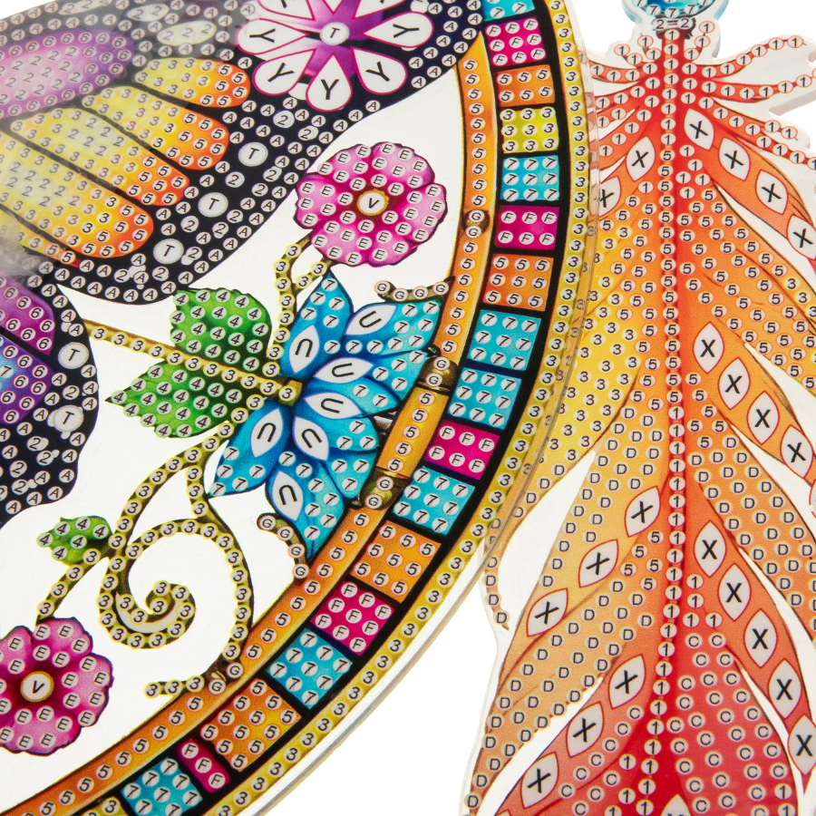 Boho Butterflies Crystal Art Hanging Decoration Kit