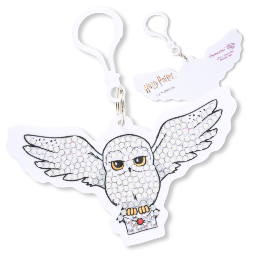 Hedwig Crystal Art Bag Charm Kit Harry Potter