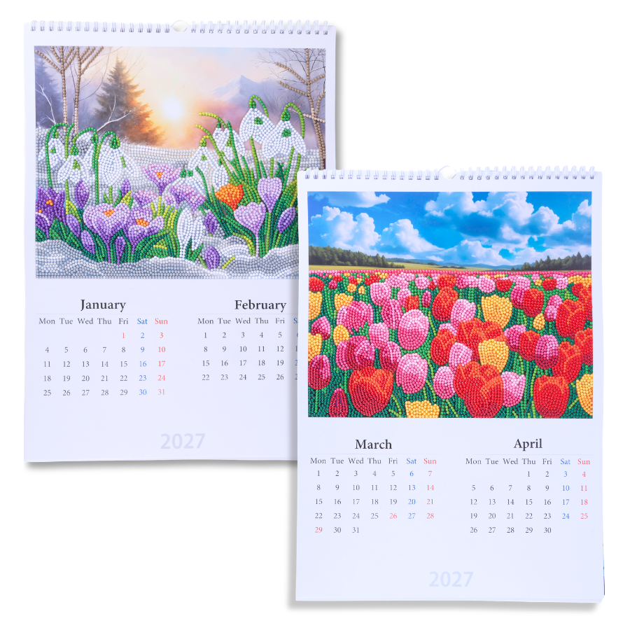 Crystal Art Calendar Kit 2027