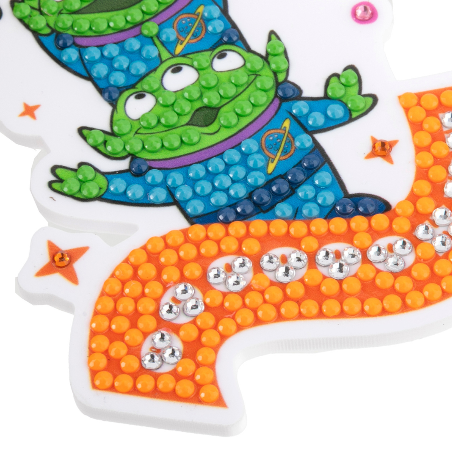 Aliens Crystal Art Bag Charm Kit Toy Story Disney Pixar