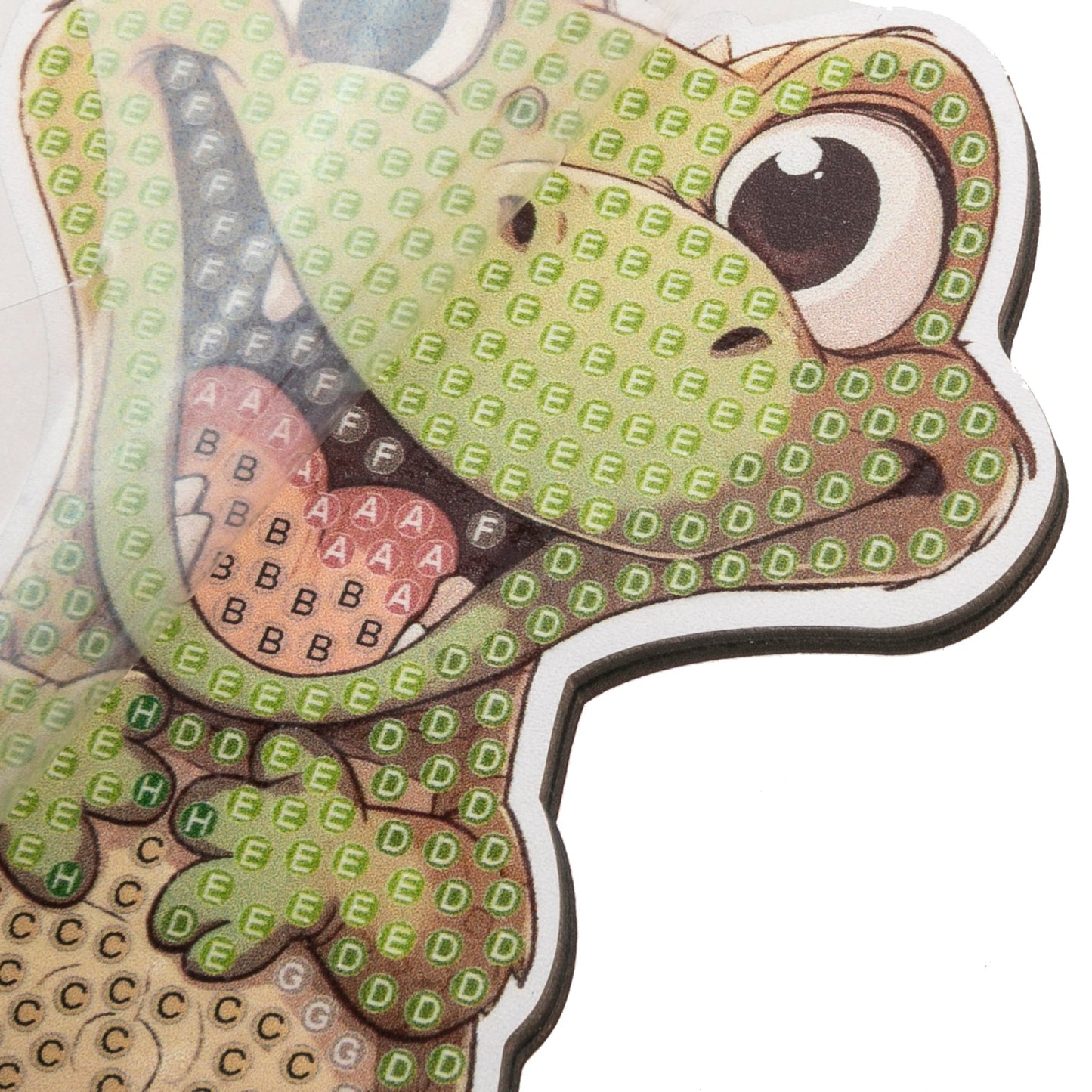 Alligator Crystal Art Wildlife Buddies template