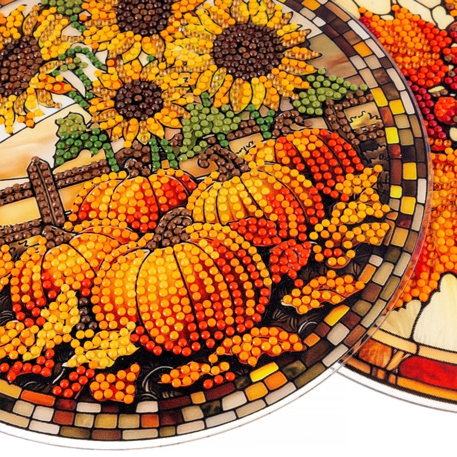 Autumn Crystal Art Hanging Decoration Kit Set of 2