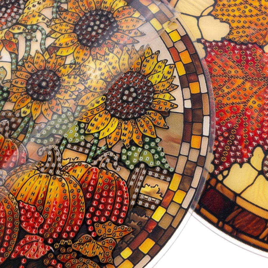 Autumn Crystal Art Hanging Decoration Kit Set of 2