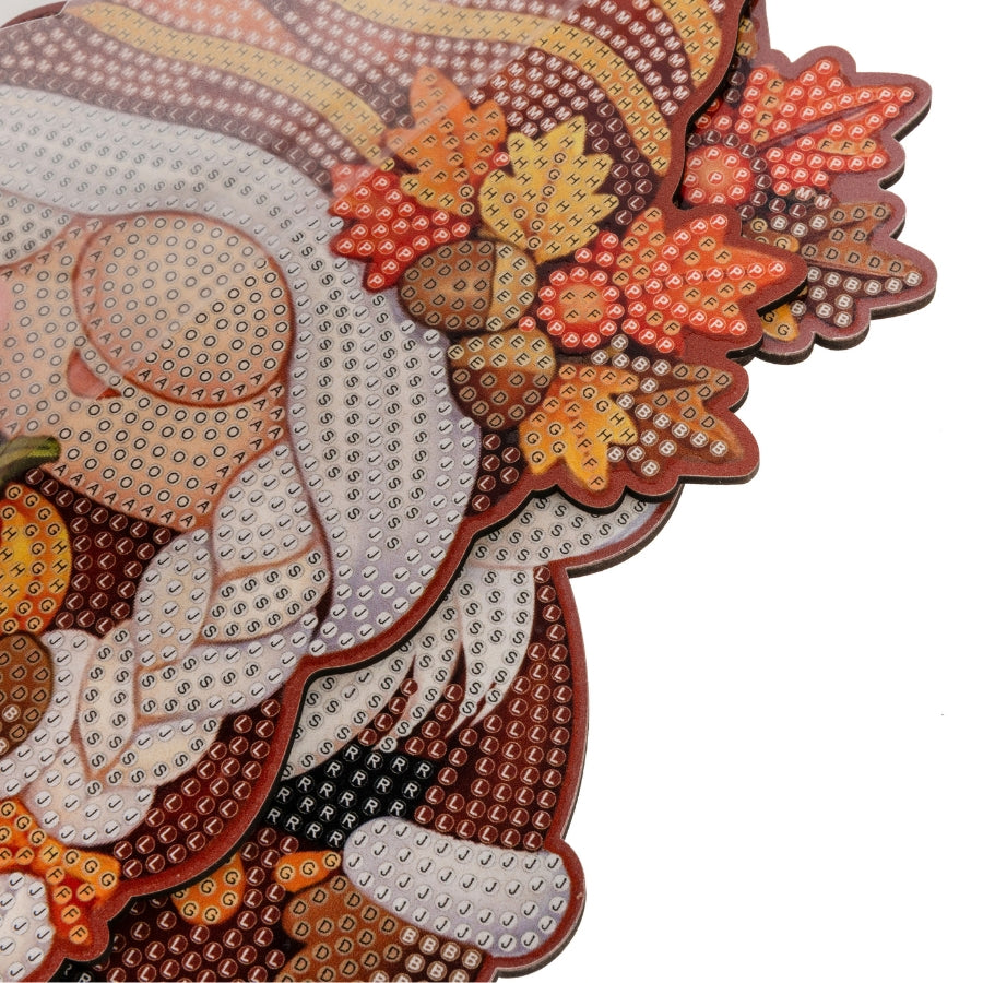 Autumn Gnomes Crystal Art Decoration Kit Set of 2