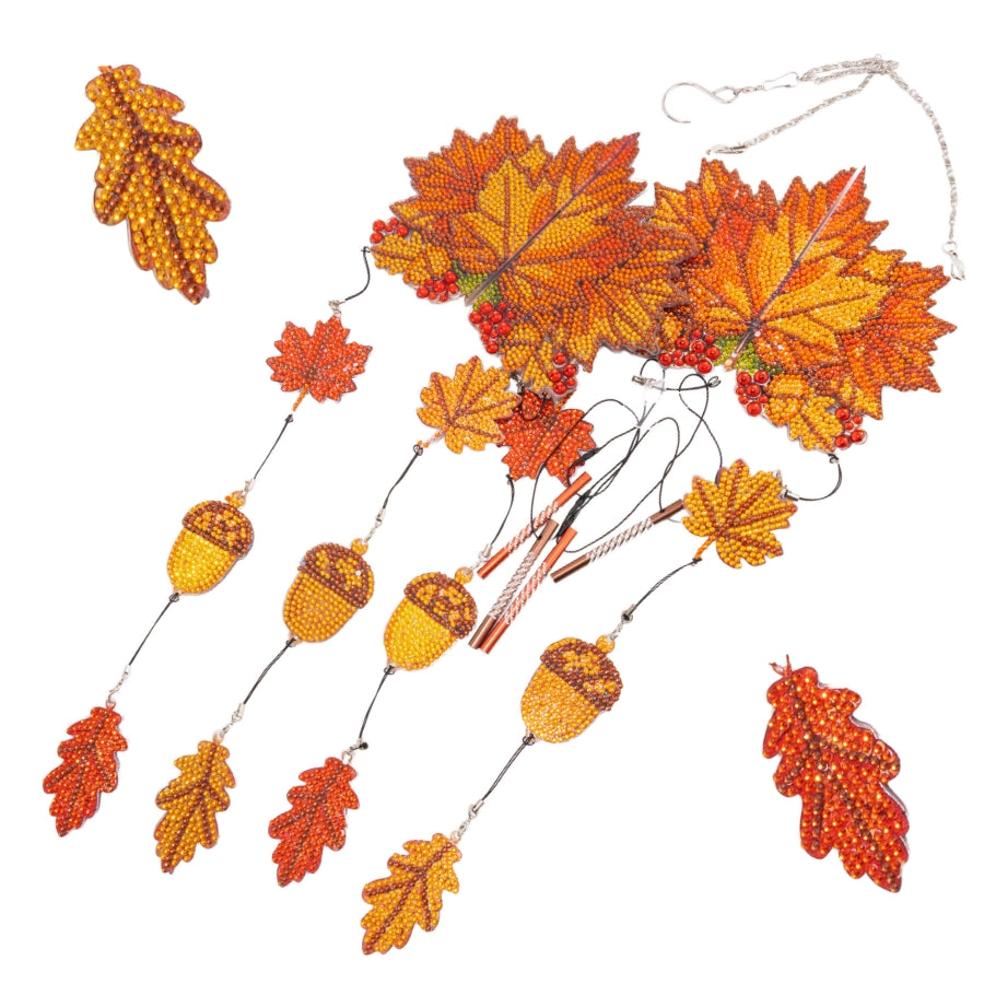 Autumn Wind Chime Crystal Art Hanging Mobile Kit