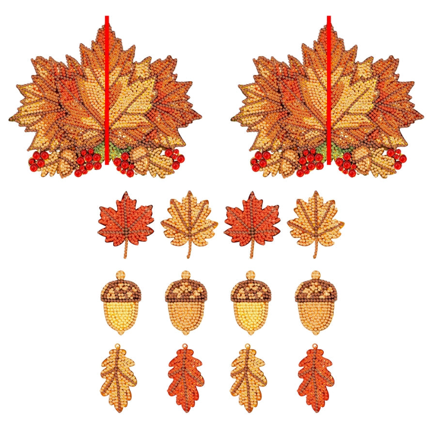 Autumn Wind Chime Crystal Art Hanging Mobile Kit
