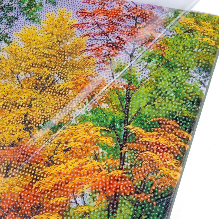 Autumn Woodland Crystal Art Canvas Kit 40x50cm